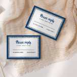Cartons Réponse Glittery Bat mitzvah Marine Bleu et argent<br><div class="desc">Cette carte d'encart branchée présente des lettres audacieuses sur le devant avec un look superposé en parties scintillant argentée et blanc,  et un dos de couleur solide. Ajoutez votre texte à l'aide du formulaire modèle. Modifiez la police,  la disposition et les couleurs à l'aide de la fonction Personnaliser.</div>