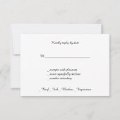 Cartons Réponse Gold Confetti sur Black, Custom, (Dos)