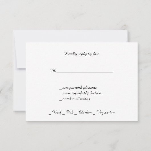 Cartons Réponse Gold Confetti sur Black, Custom, (Dos)