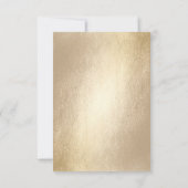 Cartons Réponse Gold Knot Union Double Bonheur Mariage chinois (Dos)