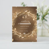 Cartons Réponse Gold of Love Romantic Glam Mariage (Debout devant)
