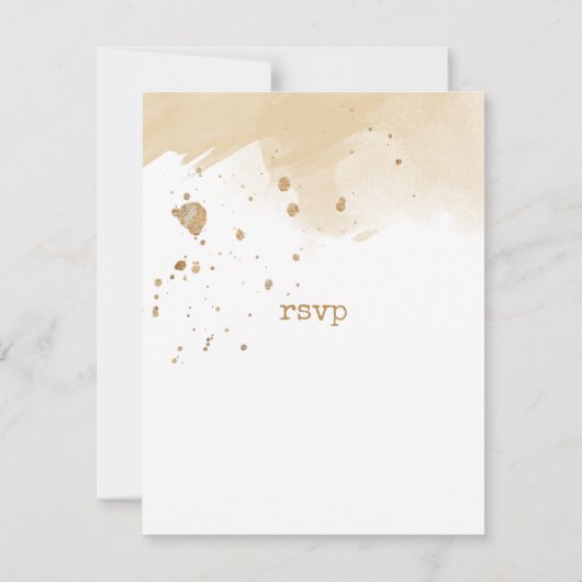 Cartons Réponse Golden Automne Mariage Berries ID655 (Dos)