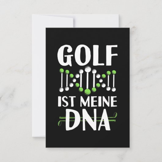 Cartons Réponse Golf C'est mon ADN (Devant)