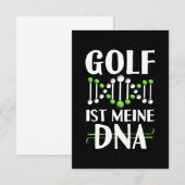 Cartons Réponse Golf C'est mon ADN (Devant / Derrière)
