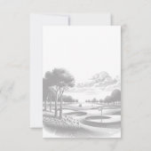 Cartons Réponse Golf Couple Choix de nourriture (Dos)