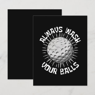 Cartons Réponse Golf-drole