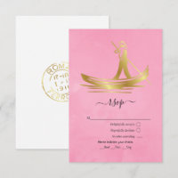 Gondola italienne rose et or