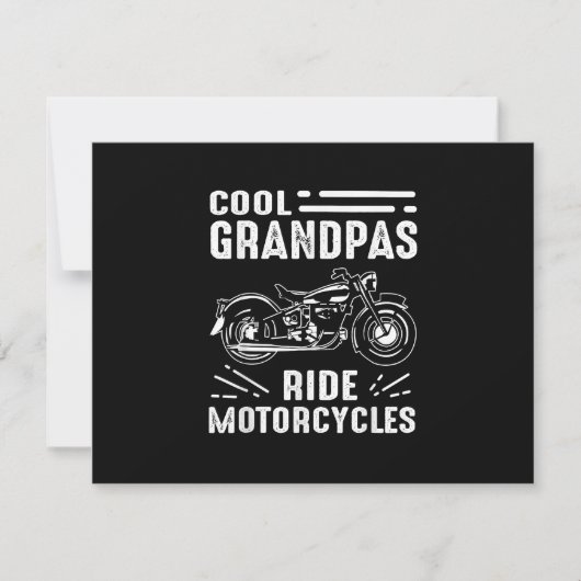 Cartons Réponse Grand Père Biker (Devant)