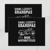 Cartons Réponse Grand Père Biker (Devant / Derrière)