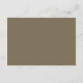 Cartons Réponse Gras minimaliste - Mariage (Dos)