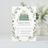 Cartons Réponse Green Adventure Baby shower Adventure Répondre (Debout devant)