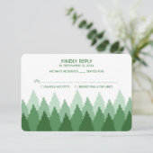 Cartons Réponse Green Forest Range Mariage de bois (Debout devant)