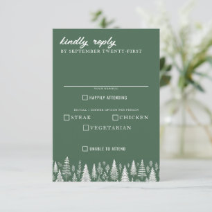 Cartons Réponse Green Mountain Mariage Choix alimentaires