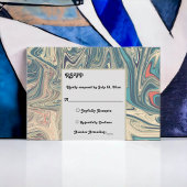 Cartons Réponse Gris bohémien minimal Abstrait Mariage artistique