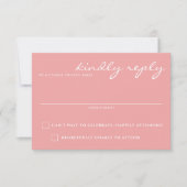 Cartons Réponse Grosses fleurs roses (Devant)