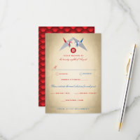 Grues Papier Origami Rouge Et Bleu Mariage Asiatiq