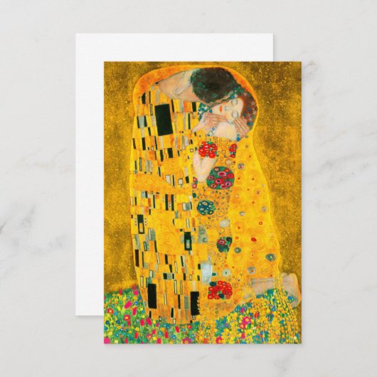 Cartons Réponse Gustav Klimt Le Baiser (Devant / Derrière)