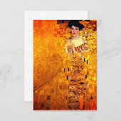 Cartons Réponse Gustav Klimt Portrait d'Adele Bloch Bauer (Devant / Derrière)