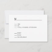 Cartons Réponse Gypsophila Stem Mariage d'émeraude botanique (Dos)