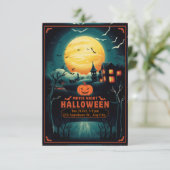 Cartons Réponse Halloween Movie Night Poster (Debout devant)