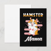 Cartons Réponse Hamster Mama (Devant / Derrière)