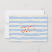 Cartons Réponse Hand Written Drawn Whimsical QR Code Wedding (Dos)