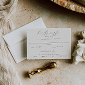 Cartons Réponse HARMONIE | Mariage de choix de repas vert olive