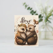 Cartons Réponse hérisson amoureux (Debout devant)