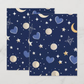 Cartons Réponse Histoire d'amour céleste (Devant / Derrière)