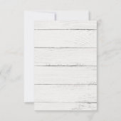 Cartons Réponse Holiday Joy Poinsettia Wood Response (Dos)