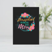 Cartons Réponse Homeschool Mom Gig Funny Home School Principal (Debout devant)