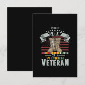 Cartons Réponse Hommes Fier Fils D'Une Fête des pères Vétérinaire  (Devant / Derrière)