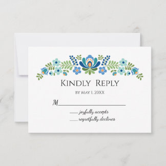 Cartons Réponse Hongrois Design Blue Birds