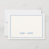 Cartons Réponse Illustration bleu dessinée à la main Français Vint (Dos)