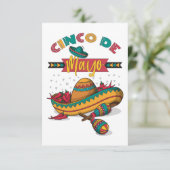 Cartons Réponse Illustration Cinco De Mayo, 1/2 (Debout devant)