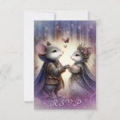 Cartons Réponse Imaginaire romantique Fairytale Mariage (Devant)