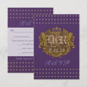 Cartons Réponse Imperial R.S.V.P. (Devant / Derrière)