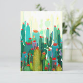 Cartons Réponse Impression Cactus | Beaucoup De Cactus (Debout devant)