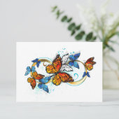 Cartons Réponse Infinity of Monarch Butterflies (Debout devant)