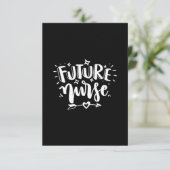 Cartons Réponse Infirmière Gift | Future Infirmière (Debout devant)