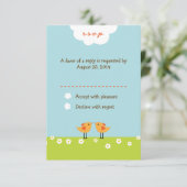 Cartons Réponse Inséparables de caricatures mignons (jour) Mariage (Debout devant)