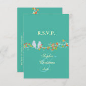 Cartons Réponse INSÉPARABLES, GRAND RSVP/do-it-yourself couleur (Devant / Derrière)