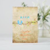 Cartons Réponse INSÉPARABLES, RSVP/do-it-yourself couleur (Debout devant)