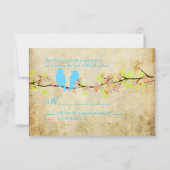 Cartons Réponse INSÉPARABLES, RSVP/do-it-yourself couleur (Dos)