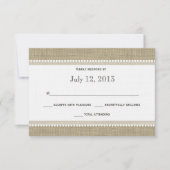 Cartons Réponse Intervention sur les coeurs et les burlaps (Devant)