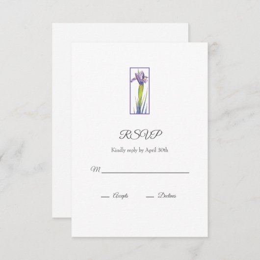 Cartons Réponse Iris (Devant / Derrière)