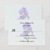 Cartons Réponse Iris triple pourpre (Devant / Derrière)