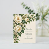 Cartons Réponse Ivory Roses & Emerald Getting Here (Debout devant)
