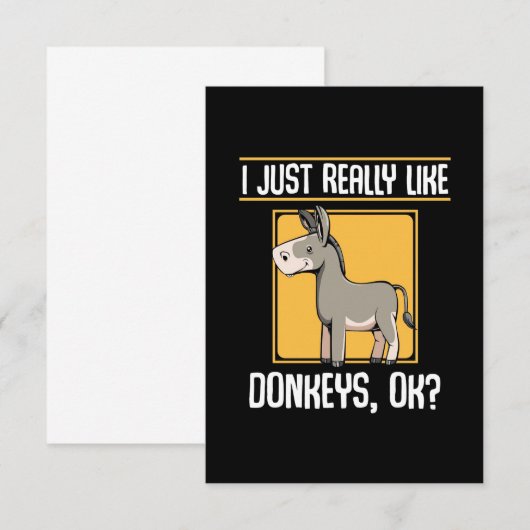 Cartons Réponse J'Aime Vraiment Les Dons (Devant / Derrière)