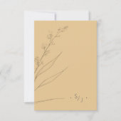 Cartons Réponse Jardin Lessivé au Soleil Mariage Code QR ID1283 (Devant)